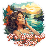 It is Well with My Soul Sticker 4 Inch — Waterproof Vinyl Decal Christian Hymn Faith 1