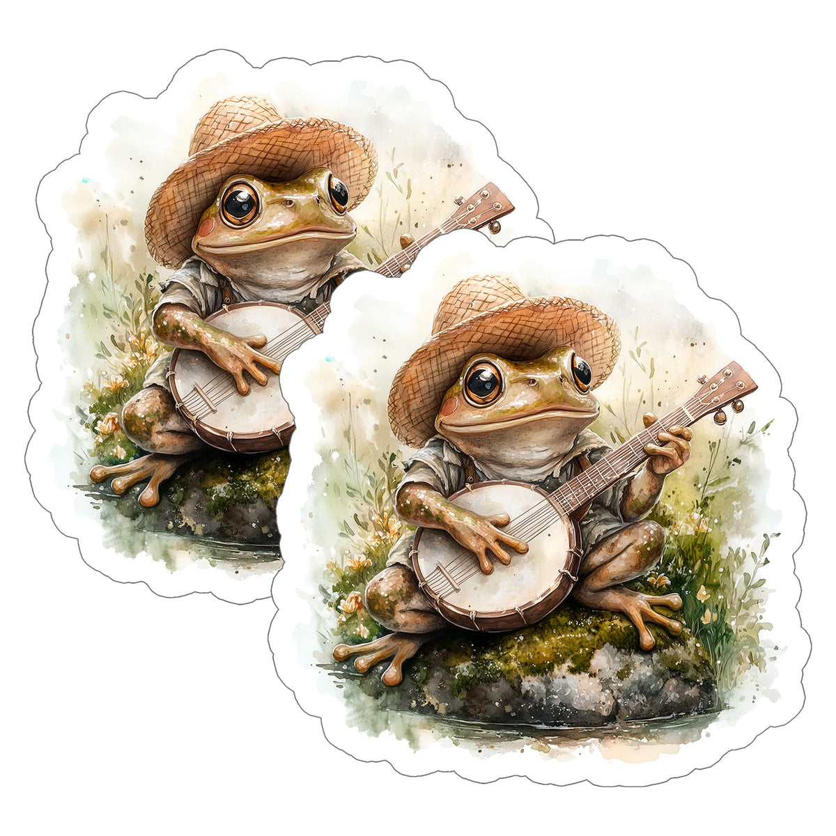 Banjo Frog Sticker 2-Pack — 4