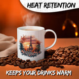 France Coffee Mug 11oz — White Ceramic European Heritage Mug 3