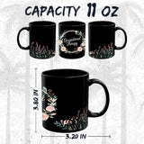 Occupational Therapy Mug 11oz — Black Ceramic OT Therapist Coffee Mug 2