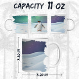 Penguin Coffee Mug 11oz — Ceramic Antarctic Tuxedo Bird Gift Mug 2
