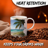 Miami Florida Coffee Mug 11oz — White Ceramic Magic City Mug 3