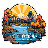 Little Rock Arkansas Sticker 4 Inch — Waterproof Vinyl Decal City Travel Souvenir 1