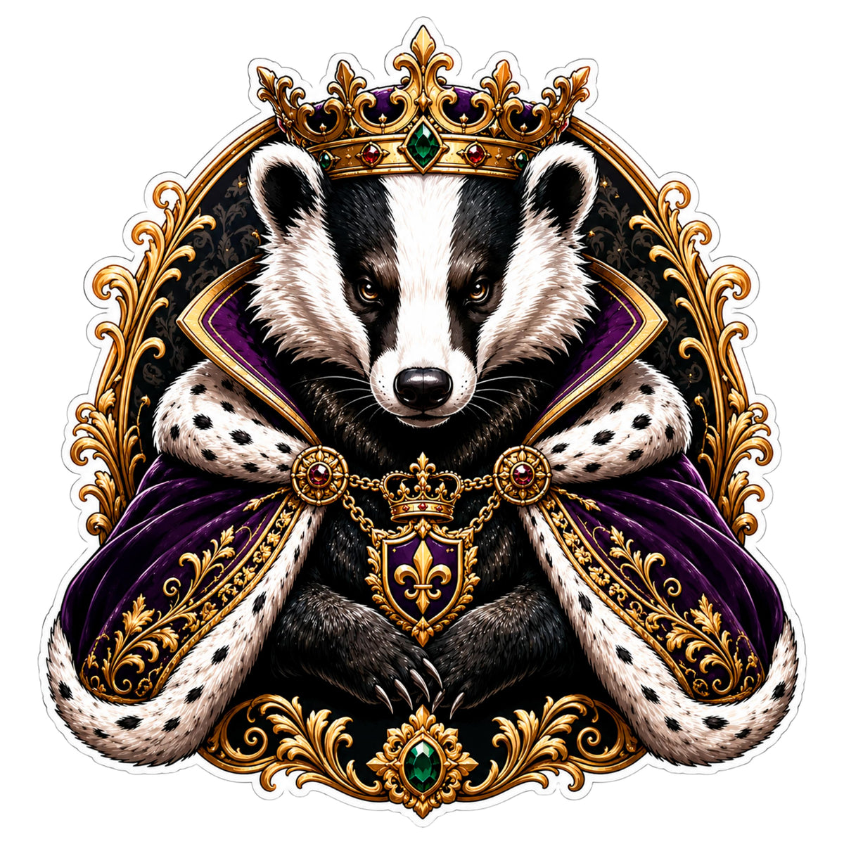 Badger - Hpc Sticker 4 Inch — Waterproof Vinyl Decal