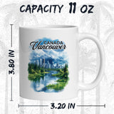Vancouver Canada Mug 11oz — White Ceramic Travel Mug 2