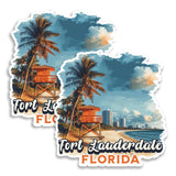 Fort Lauderdale Beach Florida Magnet 2-Pack — 4