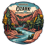 Ozark National Forest Arkansas Sticker 4 Inch — Waterproof Vinyl Decal Wilderness Trails 8
