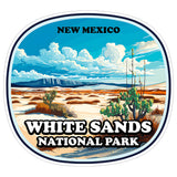 White Sands National Park New Mexico Sticker 4 Inch Gypsum Dunes Desert - Waterproof Vinyl Decal for Laptop Water Bottle Car Tumbler - Durable Aesthetic Long-Lasting Stickers for Adults ID44990 8