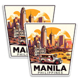 Manila Philippines Magnet 2-Pack — 4