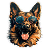 German Shepherd Sticker 4 Inch — Waterproof Vinyl Decal GSD Police K9 Working Dog 8