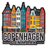 Copenhagen Denmark Sticker 4 Inch — Waterproof Vinyl Decal City Travel Souvenir 8