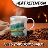 Moose Coffee Mug 11oz — Ceramic Wilderness Wildlife Gift Mug 3