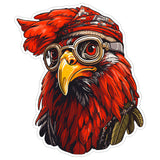 Chicken with Bandana Sticker 4 Inch — Waterproof Vinyl Decal Cute Farm Aesthetic 8