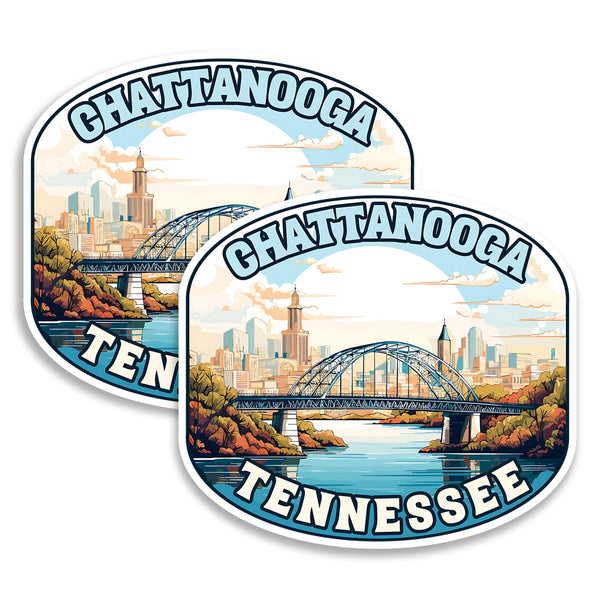 Chattanooga Tennessee Magnet 2-Pack — 4