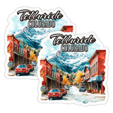 Telluride Colorado Sticker 4 Inch 2-Pack - Waterproof Vinyl Decal for Laptop Water Bottle Car Tumbler - Durable Aesthetic Long-Lasting Stickers for Adults ID45039 8