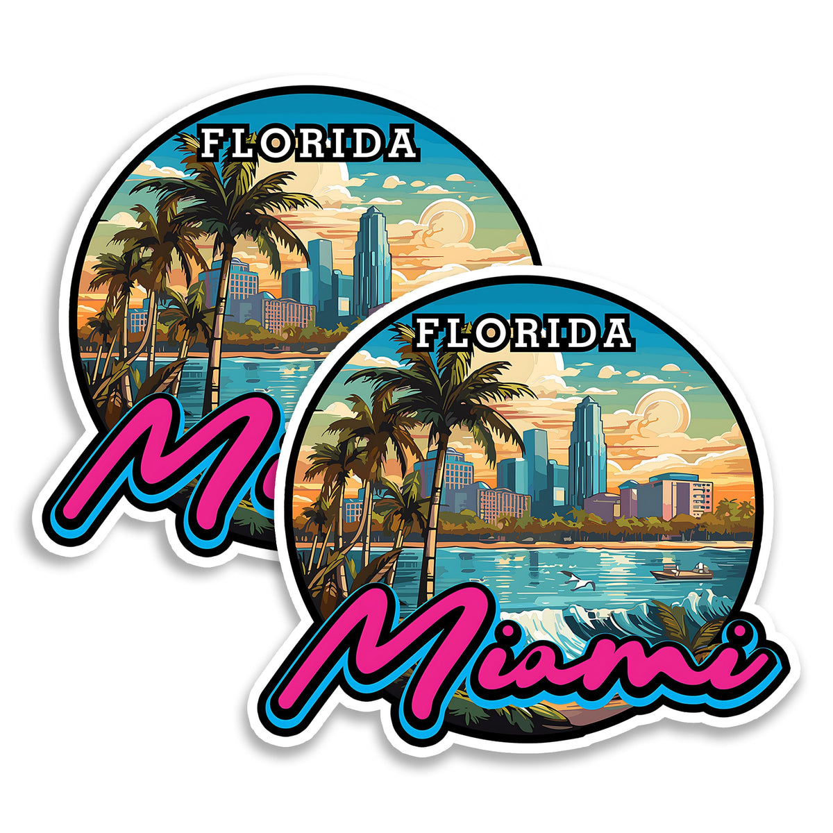 Miami Florida Magnet 2-Pack — 4