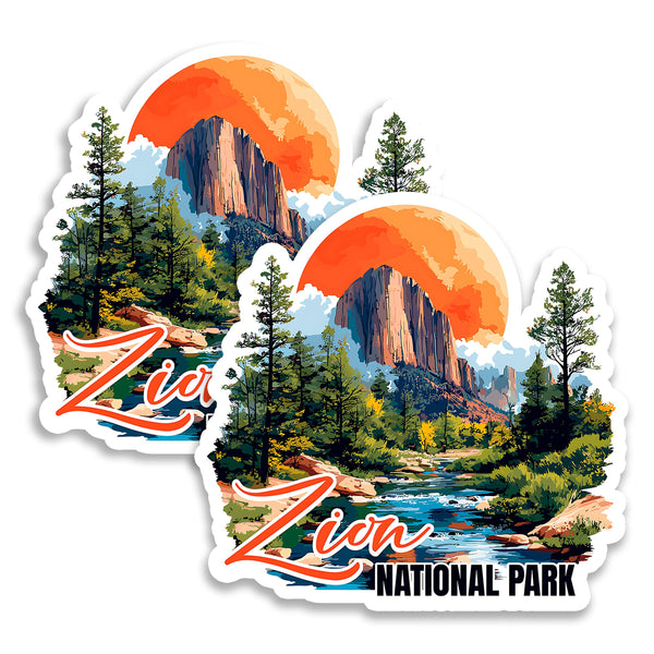 Zion National Park Magnet 2-Pack — 4