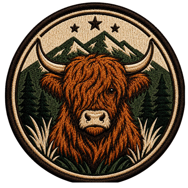 Highland Cow Patch — 3