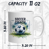 Soccer Coach Coffee Mug 11oz — Ceramic Gift Mug for Soccer Coaches 2