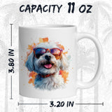 Maltese Coffee Mug 11oz — Ceramic Toy Lap Dog Gift Mug for Maltese Owners 2