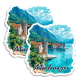 Montenegro Magnet 4 Inch 2-Pack – Strong Vinyl Decorative Travel Magnets for Fridge Locker Kitchen Office – Cute Fun Aesthetic Cool Durable & Long-Lasting Souvenir ID44999 1