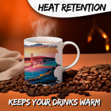 San Francisco Golden Gate Bridge CA Mug 11oz — White Ceramic Bay Landmark Mug 3