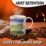 Highland Cow Coffee Mug 11oz — White Ceramic Scottish Coo Gift Mug 3