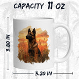 Belgian Malinois Coffee Mug 11oz — Ceramic Police Dog Mug for Mal Lovers 2