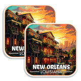 New Orleans Louisiana Magnet 2-Pack — 4