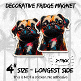 Pug Magnet 2-Pack — 4