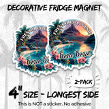 Bora Bora French Polynesia Magnet 2-Pack — 4