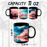 Washington DC Coffee Mug 11oz — Black Ceramic US Capitol National Mall Mug 2