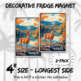 Arkansas State Magnet 2-Pack — 4