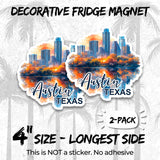 Austin Texas Magnet 2-Pack — 4