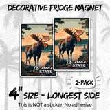 Maine State Magnet 2-Pack — 4