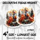 Red Fox Magnet 2-Pack — 4