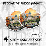 Sacramento California Magnet 2-Pack — 4