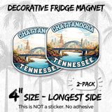 Chattanooga Tennessee Magnet 2-Pack — 4