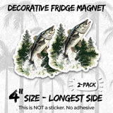 Bass Fish Magnet 2-Pack — 4
