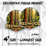 Redwood National Park California Magnet 2-Pack — 4