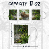 Capybara Coffee Mug 11oz — Ceramic Cute Chill Rodent Gift Mug 2