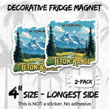 Grand Teton Wyoming Magnet 2-Pack — 4