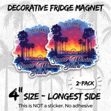 Santa Monica Beach California Magnet 2-Pack — 4