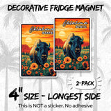 Oklahoma State Magnet 2-Pack — 4