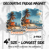 Fort Lauderdale Beach Florida Magnet 2-Pack — 4