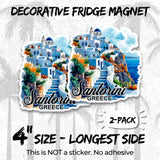Santorini Greece Magnet 2-Pack — 4