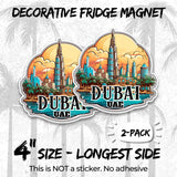 Dubai UAE Magnet 2-Pack — 4
