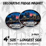 Pittsburgh Pennsylvania Magnet 2-Pack — 4