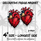 Anatomical Heart Magnet 2-Pack — 4