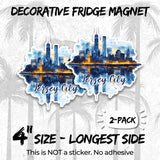 Jersey City New Jersey Magnet 2-Pack — 4
